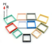 PE Film Jewelry Display Box Transparent Floating Frame for Necklaces Bracelets Pendants