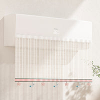 Air Conditioner Wind Deflector for Home Use, Anti-Direct Blowing, No-Drill Installation with Magic Tape