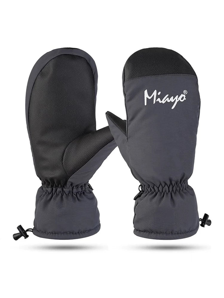 Unisex Winter Ski Gloves Waterproof Windproof Warm Non-slip for Snowboarding Cycling