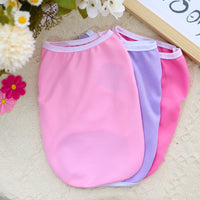 Pet Solid Color Breathable Vest for Cats and Dogs, Macaron Style, XS-6XL
