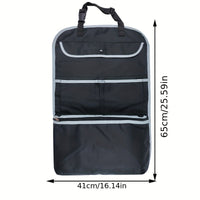 Car Backseat Organizer with Multiple Pockets for Kids and Travel Essentials