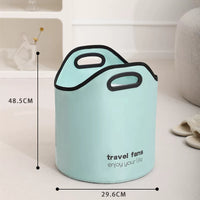 Foldable Foot Spa Bucket Portable Insulated Foot Bath Basin for Travel Home Use