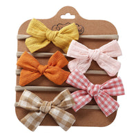 5-Piece Baby Headband Set with DIY Bows for Girls, Newborns, and Toddlers