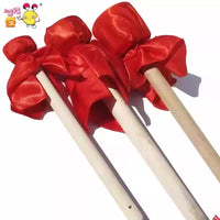 Beechwood Handle Felt Gong Mallet for School Performances and Percussion