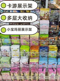 Acrylic Trading Card Display Stand Multi-layer Clear Storage Box for Collectible Cards