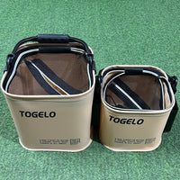 Portable Fishing Bucket with Live Fish Storage, Anti-Jump Net, and Water Rope for Outdoor Fishing