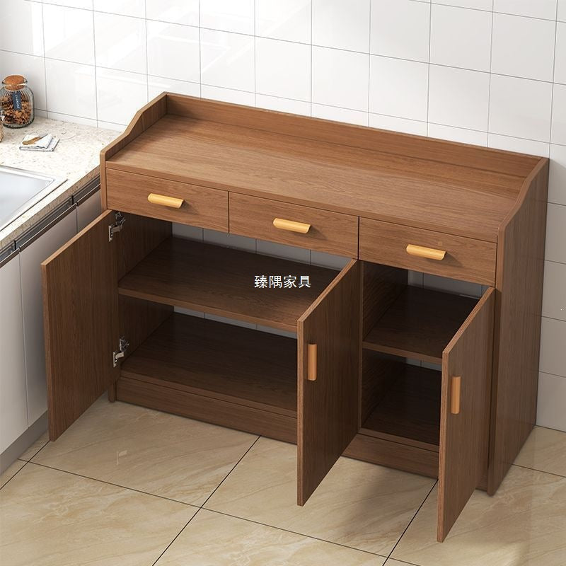 Solid Wood Sideboard Buffet Cabinet with Storage for Kitchen Dining Room