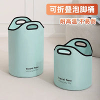 Foldable Foot Spa Bucket Portable Insulated Foot Bath Basin for Travel Home Use