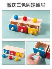 Montessori Object Permanence Box Educational Toy for Early Learning