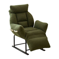 Folding Recliner Chair, Lounge Chair for Office & Home, Convertible Sofa Bed for Napping, Computer Chair