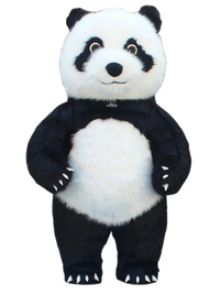 Inflatable Panda Mascot Costume for Performances and Events