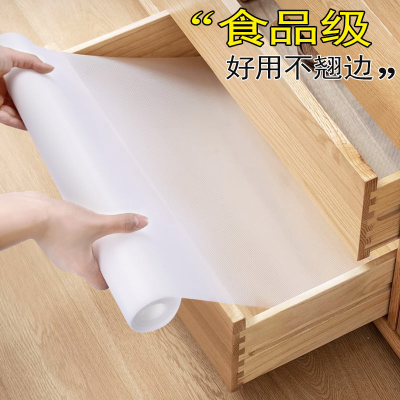 Food-Grade EVA Drawer Liner, Thickened Mildew-Proof Moisture-Proof Mat for Cabinets, Wardrobes, Shoe Racks, and Refrigerators
