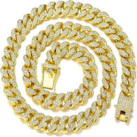 Rhinestone Cuban Link Dog Collar Necklace for Pets