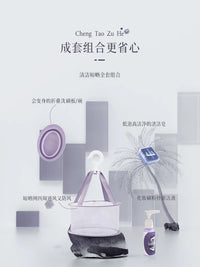 Makeup Brush and Sponge Cleaning Kit with Drying Rack and Cleanser