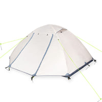 TOMO 2-Person Double-Layer Waterproof Camping Tent for Outdoor Hiking and Beach