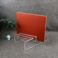 Acrylic Tile & Stone Sample Display Rack for Countertop or Wall Mount