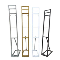 Adjustable Galvanized Steel Banner Stand for Weddings, Events, and Advertising Displays