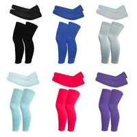 Kids' UV Protection Arm and Leg Sleeves for Cycling and Outdoor Activities