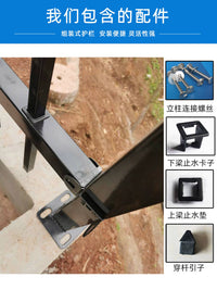 Zinc Steel Fence Panel for Garden Yard School Factory Outdoor Security Barrier