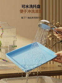 Large Parrot Cage for Budgies, Cockatiels, Peonies, Mynah Birds - Luxury Villa Design for Home Use