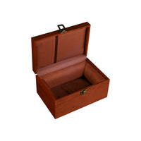 Premium Wooden Keepsake Box for Stamps, Jewelry, Antiques, and Collectibles