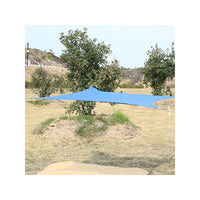 3x5m Rectangular Sun Shade Sail 420D Polyester Oxford Fabric UV Protection Waterproof for Garden Patio