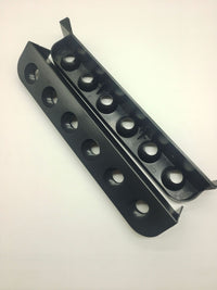 Billiard Pool Cue Rack Wall Mount Holder, 6-Cue Capacity, Plastic Base Tray