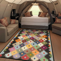 Ethnic Style Outdoor Picnic Mat Camping Moisture-Proof Rug