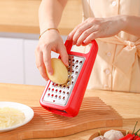 Multi-functional Rotary Cheese Grater and Vegetable Slicer with 3 Blades