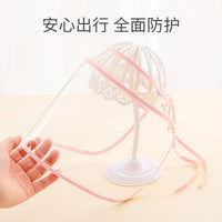 Infant Anti-Droplet Face Shield Hat for Newborns and Toddlers, Detachable Protective Outdoor Cap