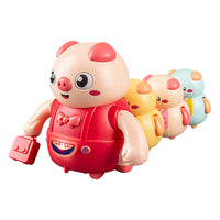 Kids Electric Universal Spray Train or Gear Excavator Toy with Music and Lights