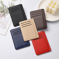 Fashionable Lychee Pattern Multi-Card Slot Wallet with Coin Purse
