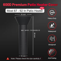 Outdoor Patio Heater Cover, Heavy-Duty Waterproof Dustproof 600D Oxford Fabric