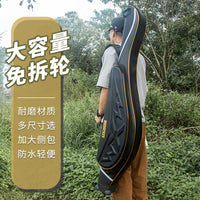 Hard Shell Fishing Rod Bag 137cm Large Capacity Waterproof Lure Sea Rod Tackle Bag