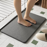 Diatomaceous Earth Bath Mat Quick Dry Non-Slip Absorbent Shower Floor Mat