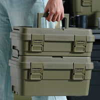 Portable Canvas Tool Storage Bag for Home, Car, Camping, and Art Supplies