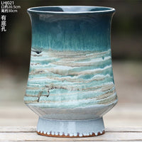 Large Breathable Terracotta Planter for Outdoor Patio Plants