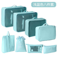Travel Storage Bags Set for Clothes & Toiletries, Luggage Organizer for Business Trips & Vacations