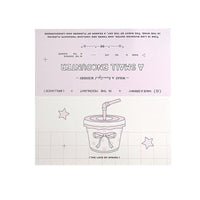Ins Style Foldable Card Topper for Idol Photocards and Gift Packaging