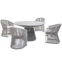 Outdoor Rattan Wicker Patio Furniture Set with Table and Chairs, Weather-Resistant Garden Bistro Set