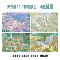 Weather Sunny 22.0 Floating Life Diorama Stickers for DIY Miniature Scenes