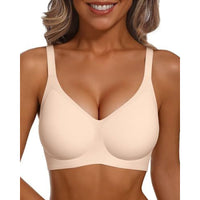 Seamless Wireless Bra with Jelly Gel Support for Women