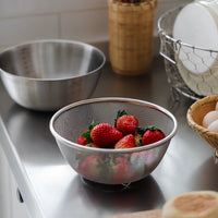 304 Stainless Steel Kitchen Colander Basin with Drain Basket for Washing Rice and Vegetables
