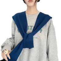 Women's Lightweight Wool Blend Shawl Poncho for Spring/Summer