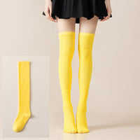 Over-the-Knee Solid Color Cosplay Party Dance JK Thigh High Socks for Halloween Christmas