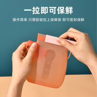 Reusable Silicone Food Storage Bag for Breast Milk, Freezer Safe, Leakproof, High Temperature Resistant