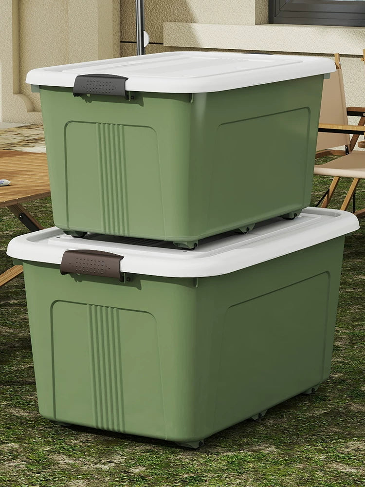 Outdoor Camping Storage Box Multi-functional Plastic Car Trunk Organizer