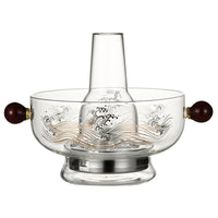 Borosilicate Glass Hot Pot with Double Handles for Home Use