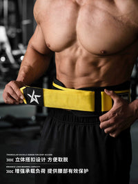 LARASTAR Weightlifting Belt for Men, Powerlifting, Deadlifts, Squats, Fitness, Body Sculpting, Lumbar Support