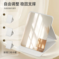 Foldable Desktop Makeup Mirror Portable High-Definition for Students and Travel